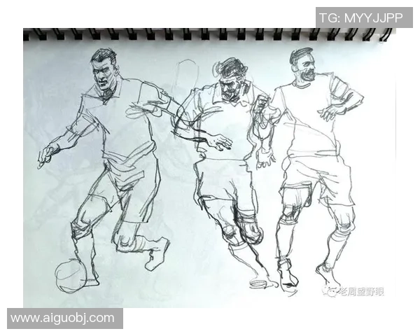 足球明星的色彩速写画展现运动与艺术的完美结合 足球明星的色彩速写画展现运动与艺术的完美结合